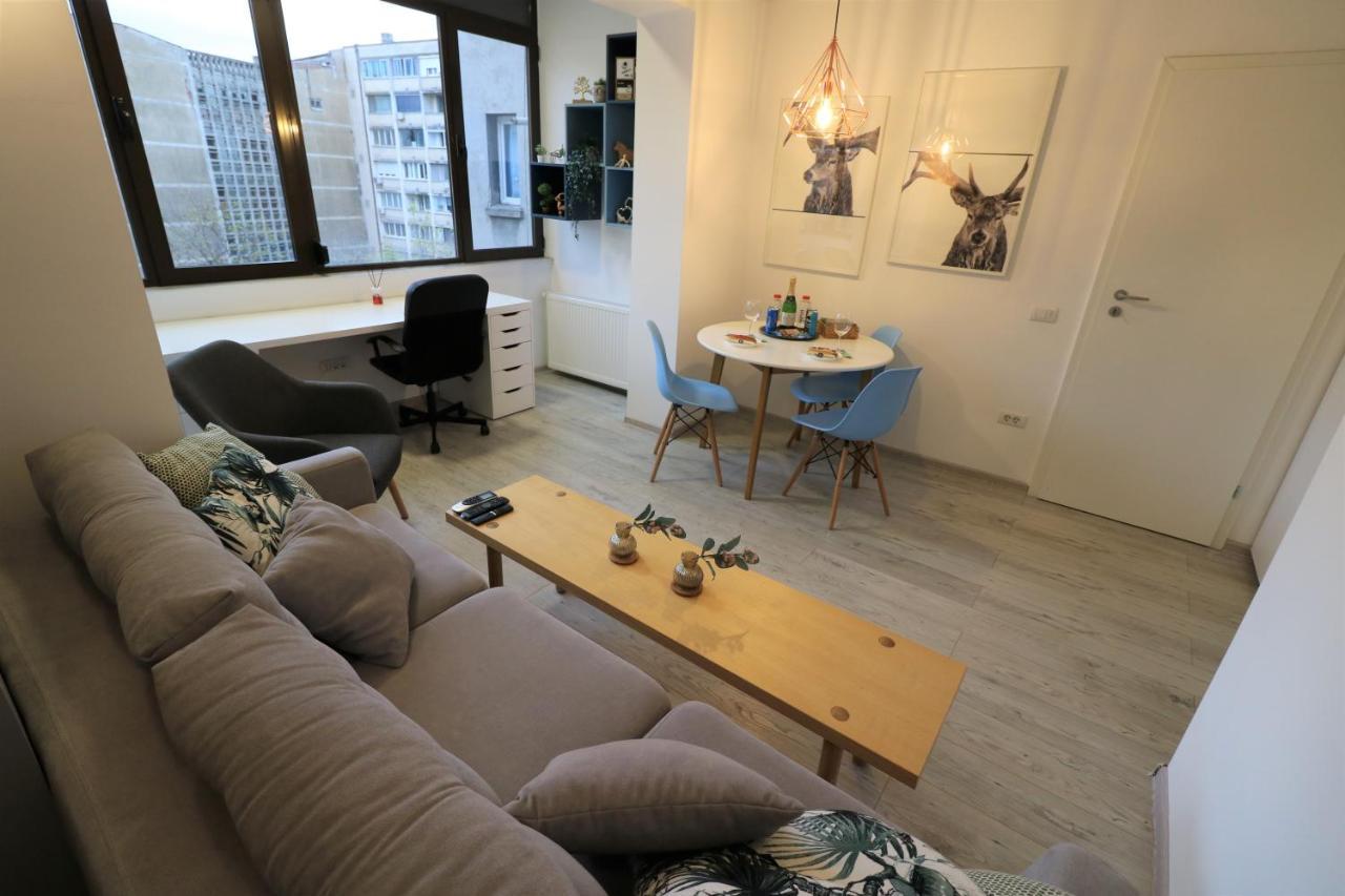 בוקרשט Cozy Novotel Studio - Free Minibar - Quiet & Peace מראה חיצוני תמונה